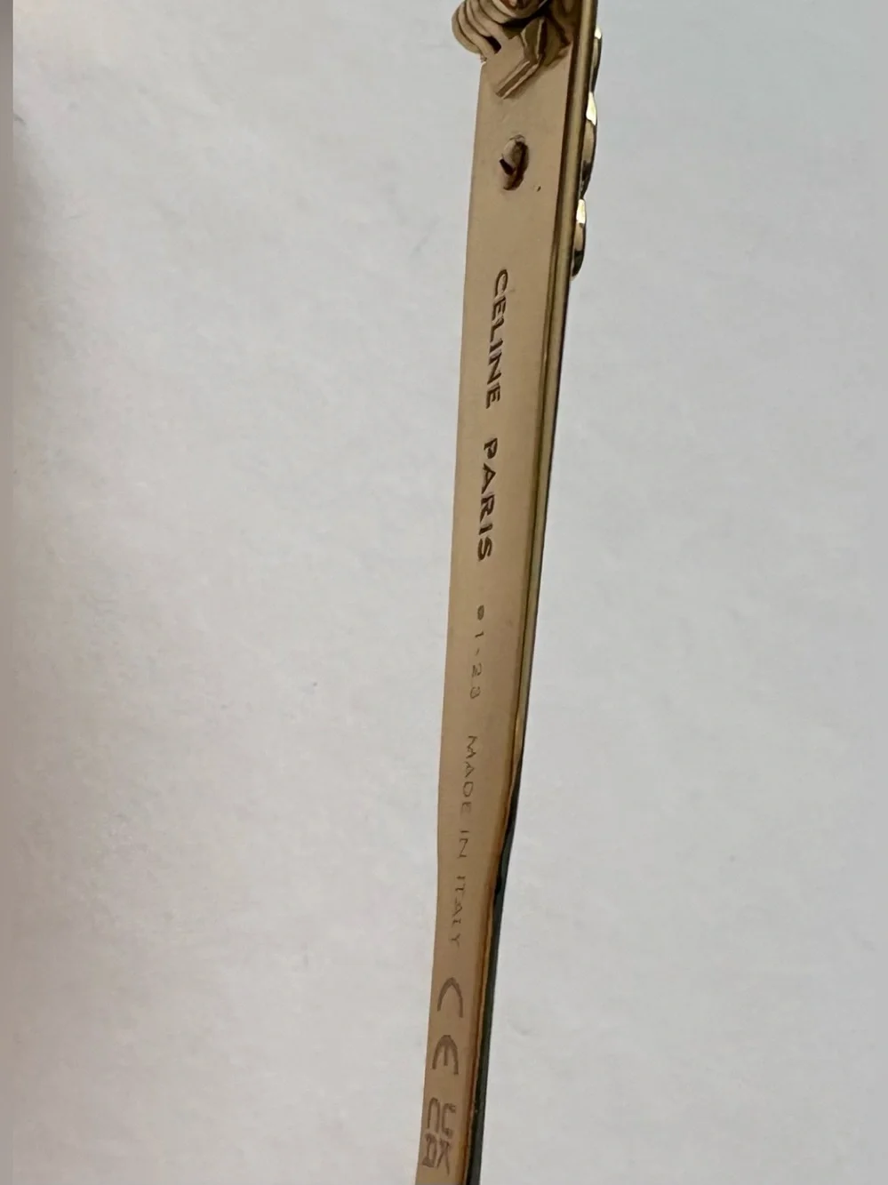 Celine Triomphe Metal Oval 01 Sunglasses - Picture 6 of 9